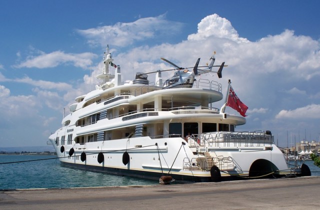 Here's what boats of the 1% look like.